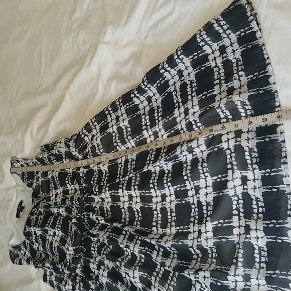 AGB Black & White Tank Dress EUC - Picture 8 of 9